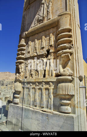 Persepolis / Iran - 30 SET 2012: Persepolis è la capitale dell'antico impero in Iran Foto Stock