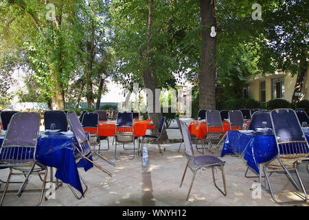 Persepolis / Iran - 30 SET 2012: Il cafe di Persepolis, Iran Foto Stock