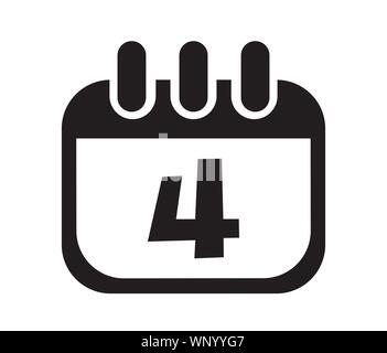icona del giorno del calendario Illustrazione Vettoriale