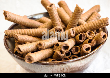 Close-up panini al cioccolato e cioccolato Foto Stock