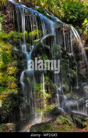 Fahler cascata, Feldberg, Foresta Nera, Germania Foto Stock