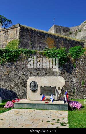 Memoriale di guerra,Nuova Fortezza,,Corfu Corfu,Kerkira,Grecia,Isole Ionie Foto Stock