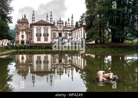 Visita al palazzo Mateus di Vila Real, Portogallo Foto Stock