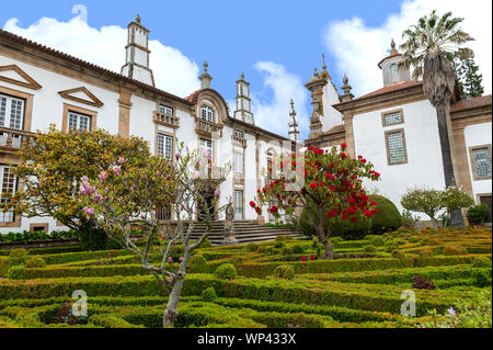 Visita al palazzo Mateus di Vila Real, Portogallo Foto Stock