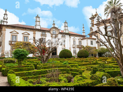 Visita al palazzo Mateus di Vila Real, Portogallo Foto Stock