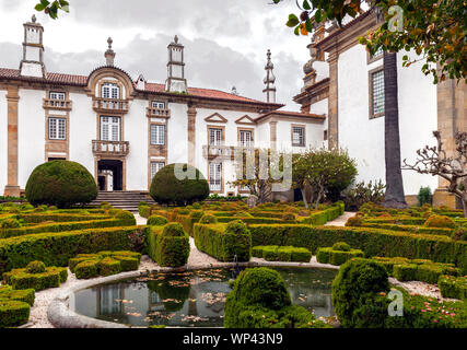 Visita al palazzo Mateus di Vila Real, Portogallo Foto Stock