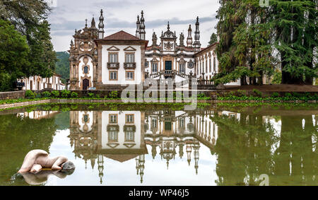 Visita al palazzo Mateus di Vila Real, Portogallo Foto Stock