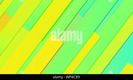 Abstract sfondo geometrico linea con gradiente di colore verde e giallo Illustrazione Vettoriale