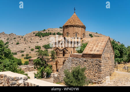 Visitando la Cattedrale della Santa Croce, Aghtamar in Van, Turchia Foto Stock