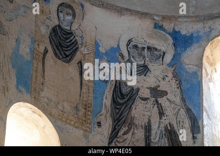 Visitando la Cattedrale della Santa Croce, Aghtamar in Van, Turchia Foto Stock