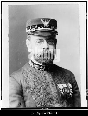 John Philip Sousa, testa e spalle ritratto, rivolta leggermente a destra Foto Stock