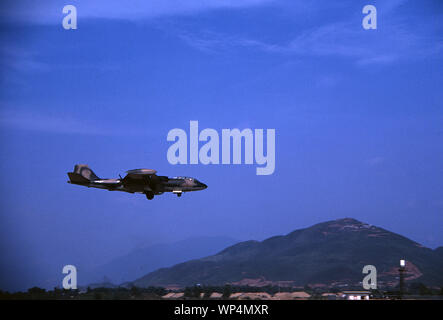 Vietnam-Krieg / Guerra del Vietnam - USAF United States Air Force Martin B-57B Canberra Foto Stock