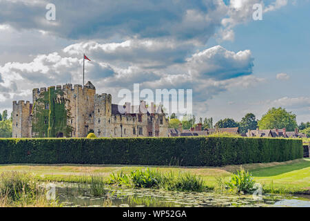 Il castello di Hever Castle nel Kent, Regno Unito - Viiews Foto Stock