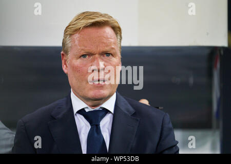 Amburgo, Germania. 06 Sep, 2019. Ronald KOEMAN, NL Trainer half-size, ritratto, GERMANIA - PAESI BASSI 2-4 Football Euro 2021 qualifica stagione 2019/2020, EM-Qualifikation Gruppo C ad Amburgo in Germania, Settembre 06, 2019. © Peter Schatz / Alamy Live News Foto Stock