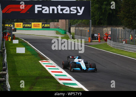 Monza (MB), Italia. 07Th Sep, 2019. GEORGE RUSSEL durante il Grand Prix di Heineken Italia 2019 - venerdì - Libere 1 e 2 - Campionato di Formula 1 - Credit: LPS/Alessio De Marco/Alamy Live News Foto Stock