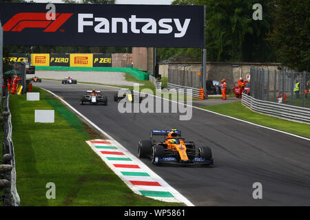 Monza (MB), Italia. 07Th Sep, 2019. LANDO NORRIS durante il Grand Prix di Heineken Italia 2019 - venerdì - Libere 1 e 2 - Campionato di Formula 1 - Credit: LPS/Alessio De Marco/Alamy Live News Foto Stock