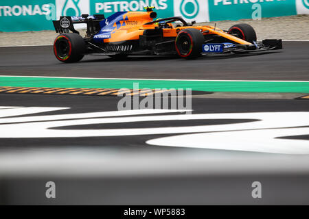 Monza (MB), Italia. 07Th Sep, 2019. LANDO NORRIS durante il Grand Prix di Heineken Italia 2019 - venerdì - Libere 1 e 2 - Campionato di Formula 1 - Credit: LPS/Alessio De Marco/Alamy Live News Foto Stock