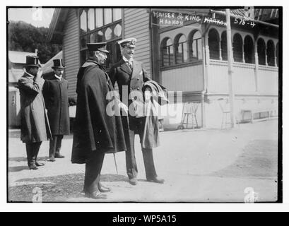 Kaiser e Re Haakon Foto Stock