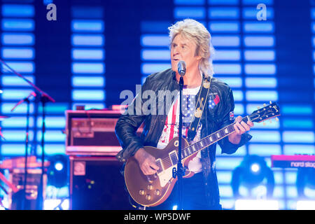 John Parr in concerto al top del top 2019 Sopot Festival in Opera Lesna (foresta Opera) in Sopot, Polonia. Il 13 agosto 2019 © Wojciech Strozyk / Alamy Foto Stock