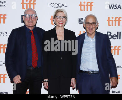 Toronto, Canada, 06 settembre, 2019. Bill Nicholson, Annette Bening e David Thompson frequentare la "speranza Gap' premiere durante il 2019 Toronto International Film Festival alla principessa di Galles teatro di Settembre 06, 2019 a Toronto in Canada.Foto: imageSPACE Credito: MediaPunch Inc/Alamy Live News Foto Stock