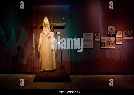 Klu Klux Klan presentano, Birmingham i diritti civili Institute, Birmingham, Alabama Foto Stock