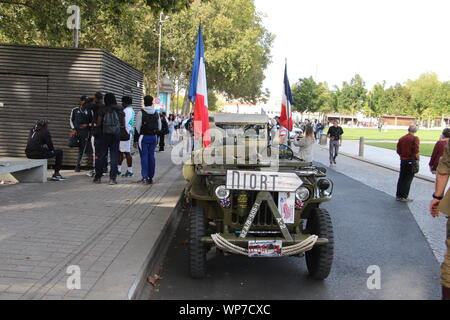 Venerdì, 6 settembre 2019, il settantacinquesimo anniversario della liberazione di Niort Foto Stock