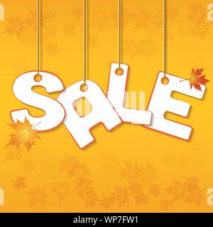 Vendita di autunno Illustrazione Vettoriale