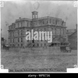 Scuola di Lincoln House, 5th Street di San Francisco Foto Stock