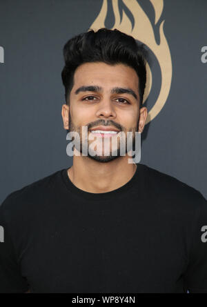 Beverly Hills, Ca. 7 Sep, 2019. Adam Waheed, presso la centrale di commedia arrosto di Alec Baldwin a Saban Theatre di Beverly Hills, la California il 7 settembre 2019. Credito: Faye Sadou/media/punzone Alamy Live News Foto Stock