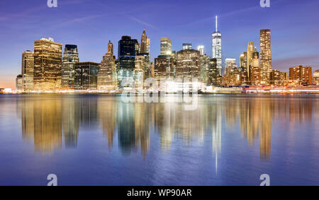 New York skyline della città Foto Stock