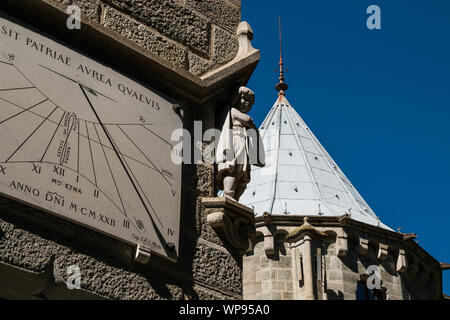 Il castello di Savoia, Gressoney-Saint-Jean, Aosta, Valle d'Aosta, Italia Foto Stock