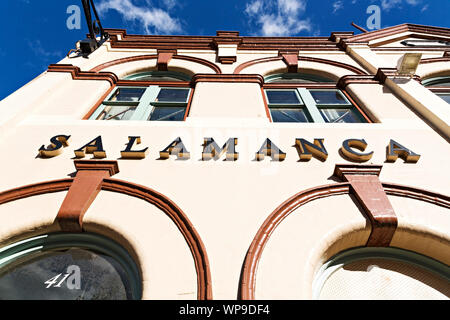 Hobart Australia / Salamanca Il mercato della frutta in Salamanca Place, Hobart Tasmania.La scenic Salamanca Place precinct è una posizione preferita per il tour Foto Stock