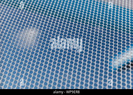 Obiettivo calcio net texture Foto Stock