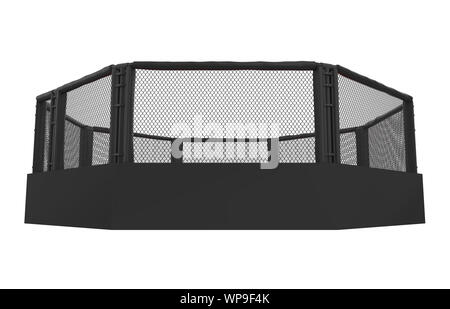 Lotta MMA cage Arena isolato Foto Stock