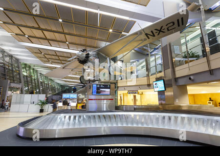 San Diego, California - 13 Aprile 2019: Terminal dell'aeroporto di San Diego (SAN) negli Stati Uniti. Foto Stock