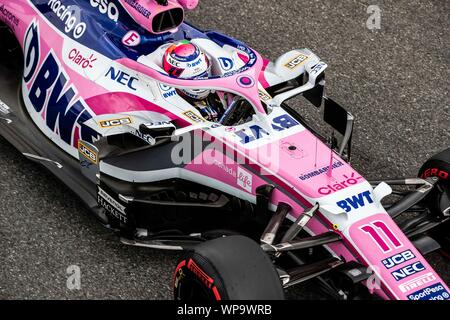 Motorsports: FIA Formula One World Championship 2019, il Gran Premio d'Italia, # 11 Sergio Perez (MEX, punto Racing Team di F1), | Utilizzo di tutto il mondo Foto Stock