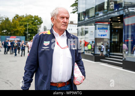 Motorsports: FIA Formula One World Championship 2019, il Gran Premio d'Italia, dr. Helmut Marko (AUT, Aston Martin Red Bull Racing), | Utilizzo di tutto il mondo Foto Stock