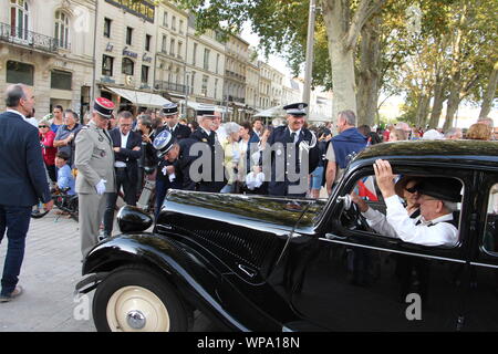 Venerdì, 6 settembre 2019, il settantacinquesimo anniversario della liberazione di Niort Foto Stock