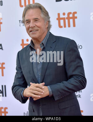 Toronto, Canada. 08 Sep, 2019. Don Johnson arriva per la prima mondiale di "coltelli' alla principessa di Galles Theatre durante il Toronto International Film Festival di Toronto, Canada, sabato 7 settembre, 2019. Foto di Chris Chew/UPI Credito: UPI/Alamy Live News Foto Stock