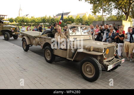 Venerdì, 6 settembre 2019, il settantacinquesimo anniversario della liberazione di Niort Foto Stock