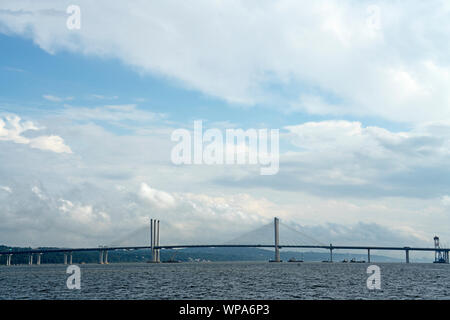 Il Governatore Mario M. Cuomo ponte che attraversa il fiume Hudson tra Tarrytown e Nyack, New York sostituito il Tappan Zee Bridge. Foto Stock