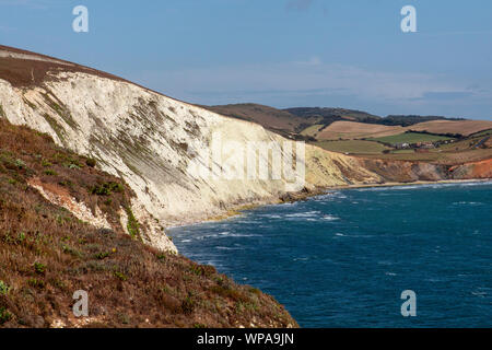 Isola di Wight litorale REGNO UNITO Foto Stock