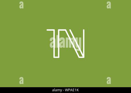 Creative Innovative lettera iniziale TV logo VT. Il minimo del monogramma di lusso. Professionale di progettazione iniziale. Premium Business tipografico. Simbolo alfabeto. Illustrazione Vettoriale