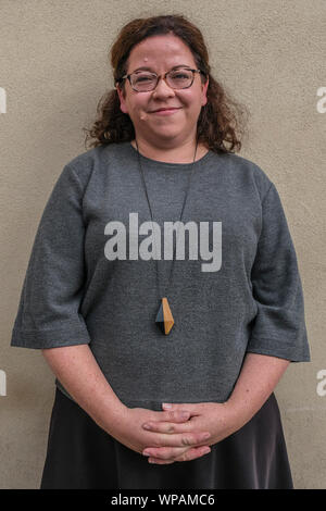 Venezia, Italia - 04 aprile: Fiona McFarlane assiste un photocall durante incroci di Civiltà letteratura internazionale Festival di Venezia Foto Stock