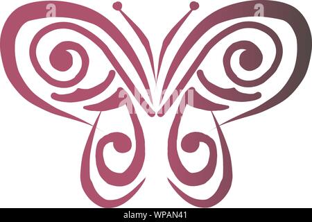 Icona astratta logo per la boutique, il salone, beuty e della moda. Illustrazione Vettoriale