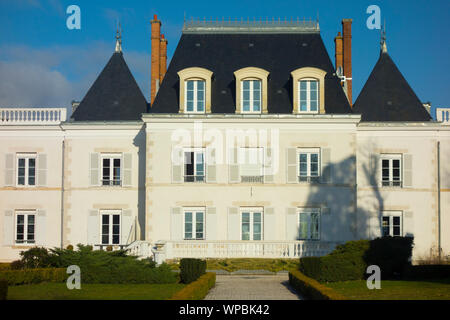 In Francia, in Loiret (45), Saint Ay, La Herse castle Foto Stock