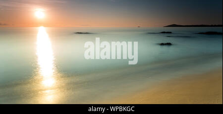 Sunrise vista lago Malawi in Africa, Panorama Foto Stock