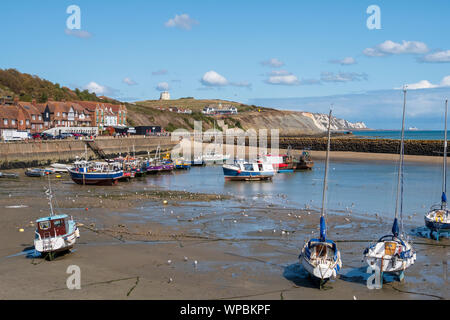 Folkestone Harbour, Kent, Regno Unito Foto Stock