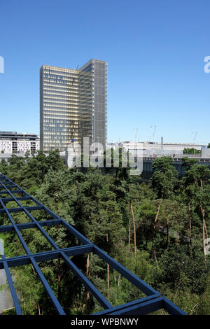 Parigi, Stadtentwicklungsgebiet Rive Gauche e alla Bibliothèque nationale de France, Dominique Perrault 1996 - Parigi, città di progetto di sviluppo Rive Gauche, B Foto Stock