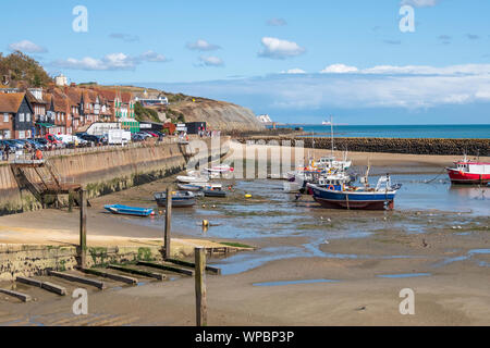 Folkestone Harbour, Kent, Regno Unito Foto Stock